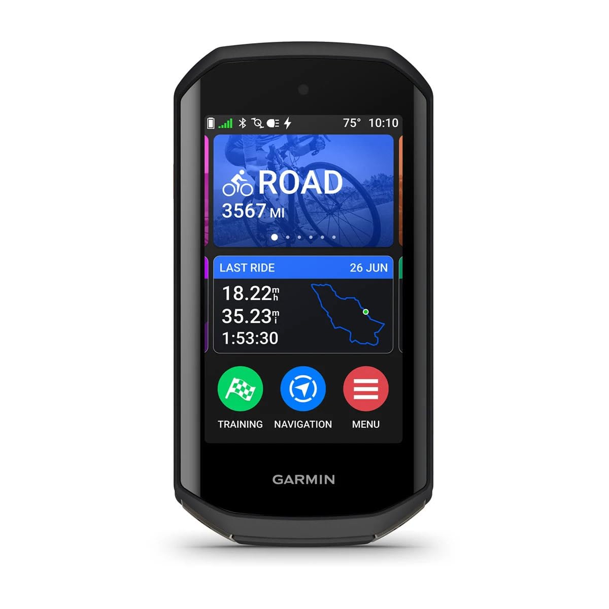 Garmin Edge 1050, Premium Bicycle Computer, Advanced Bicycle Training and Group Ride Features & Messaging, Built-in Speaker, Road Hazard Alerts Bike-Computer Bundle with Cleaning Kit + Accessories